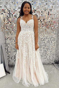 Black Off the Shoulder Corset Prom Dress with Appliques