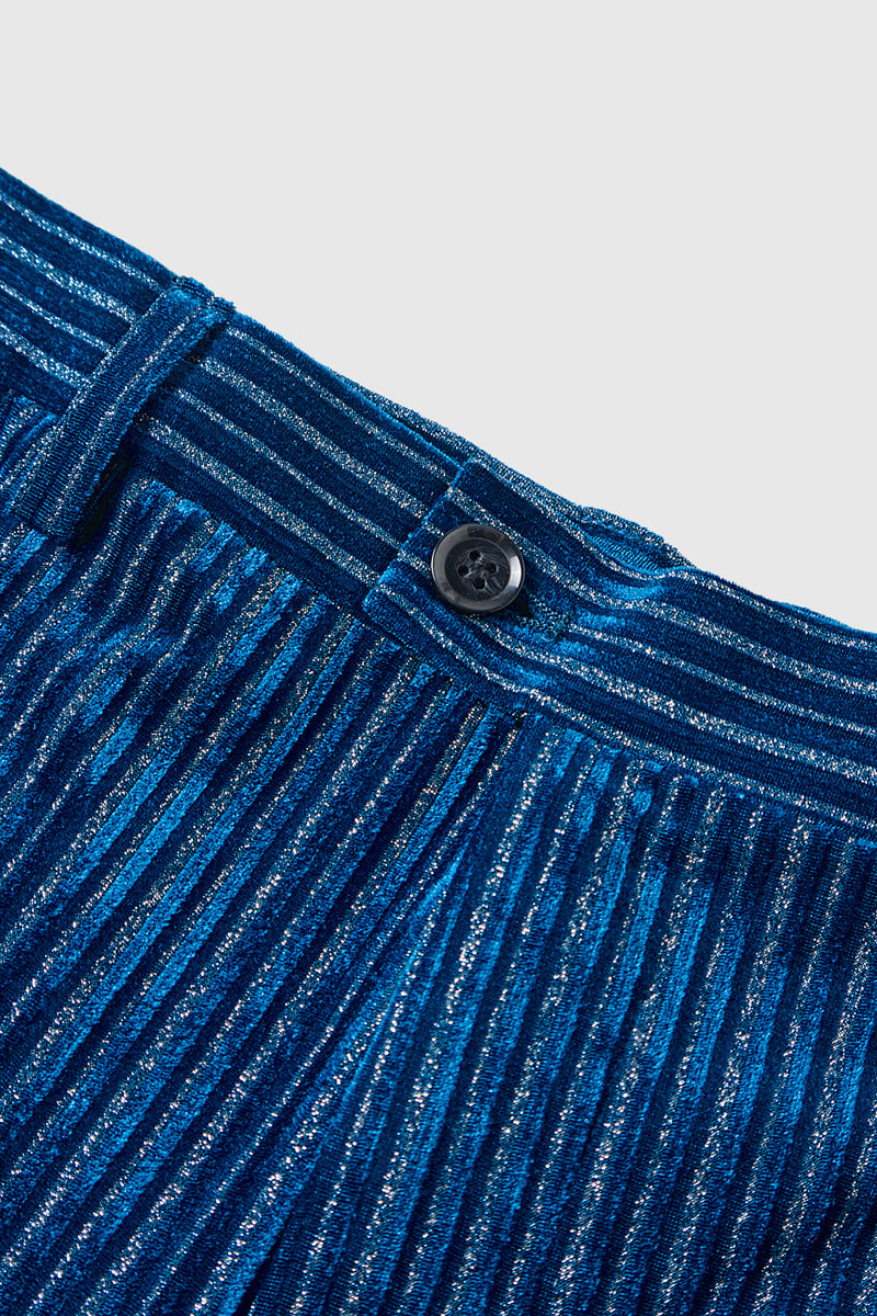 Load image into Gallery viewer, 2 Piece Ink Blue Stripe Notched Lapel Long Sleeves Women Prom Suits