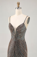 Load image into Gallery viewer, Sparkly Burgundy Short Tight Backless Homecoming Dress with Beading