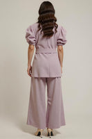 Load image into Gallery viewer, Grey Pink 2 Piece Notched Lapel Business Suits with Sleeves