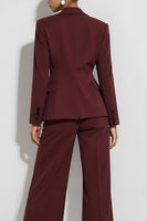 Load image into Gallery viewer, 2 Piece Burgundy Single Breasted Notched Lapel Long Sleeves Business Suits