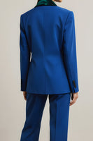Load image into Gallery viewer, Royal Blue  Peak Lapel 2 Piece Long Sleeves Business Suits
