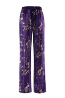 Load image into Gallery viewer, 2 Piece Sparkly Purple Jacquard Notched Lapel Women Prom Homecoming Suits