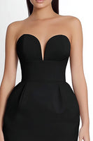 Load image into Gallery viewer, Simple Bodycon Sweetheart Tight Little Black Dress