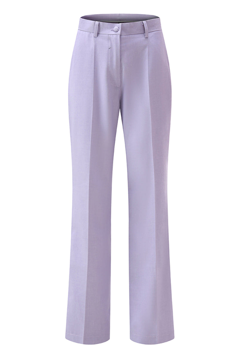 Load image into Gallery viewer, 2 Piece Lilac Peak Lapel Long Sleeves Women Prom Suits with Sash