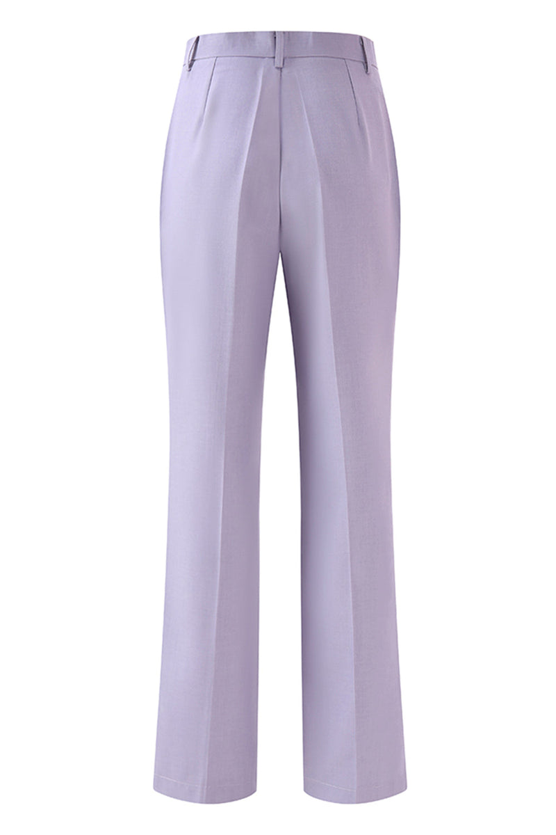 Load image into Gallery viewer, 2 Piece Lilac Peak Lapel Long Sleeves Women Prom Suits with Sash