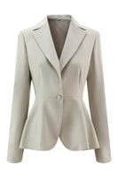 Load image into Gallery viewer, 2 Piece Grey Green One Button Notched Lapel Women Prom Suits