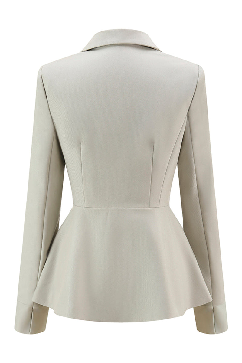 Load image into Gallery viewer, 2 Piece Grey Green One Button Notched Lapel Women Prom Suits