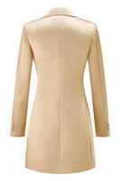 Load image into Gallery viewer, Champagne Single Breasted Peak Lapel Long Sleeves Prom Blazer