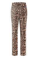 Load image into Gallery viewer, 2 Piece Coffee Leopard Peak Lapel Long Sleeves Women Prom Suits