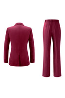 Load image into Gallery viewer, 2 Piece Lilac Peak Lapel Long Sleeves Women Prom Suits with Sash