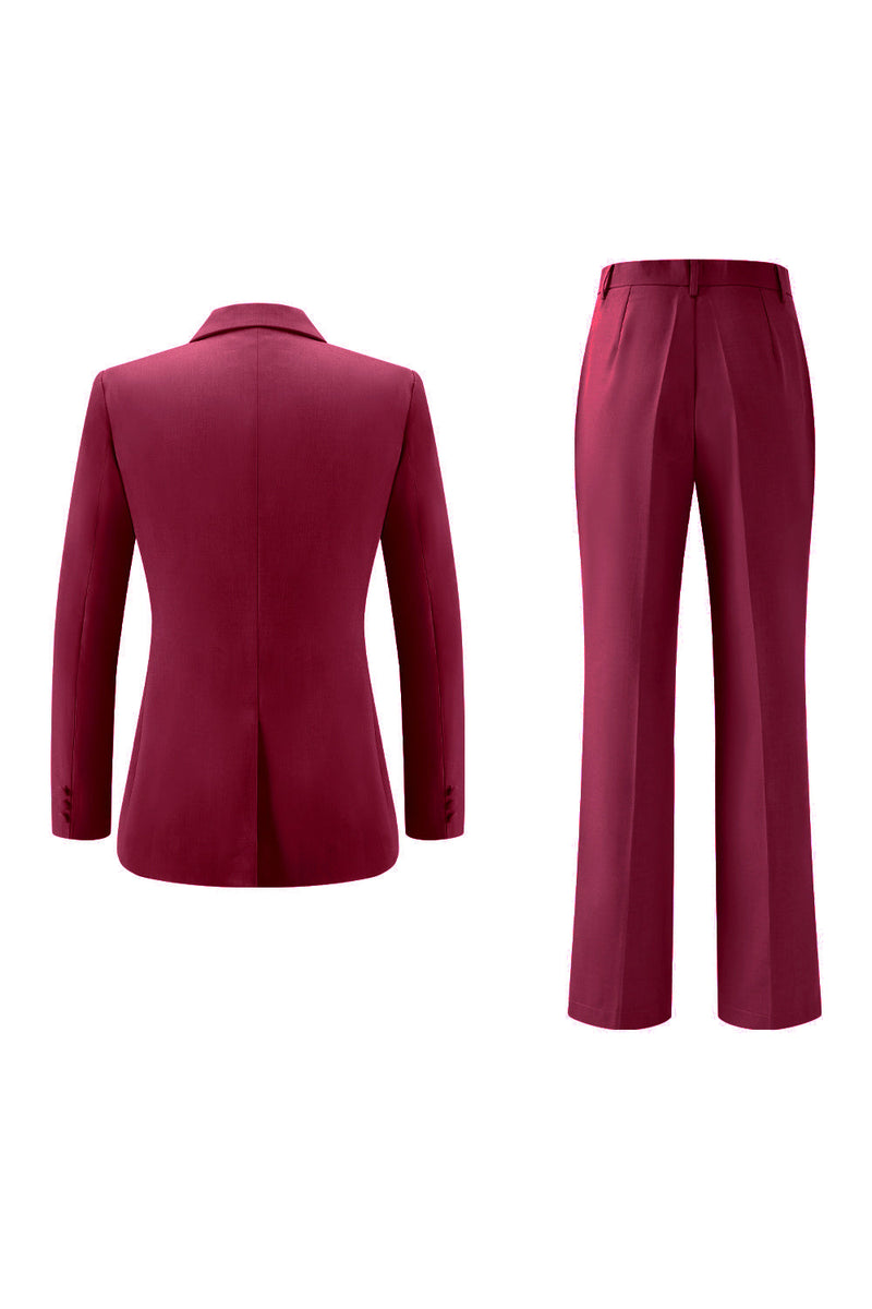 Load image into Gallery viewer, 2 Piece Lilac Peak Lapel Long Sleeves Women Prom Suits with Sash