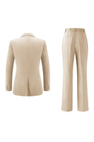 Load image into Gallery viewer, 2 Piece Lilac Peak Lapel Long Sleeves Women Prom Suits with Sash