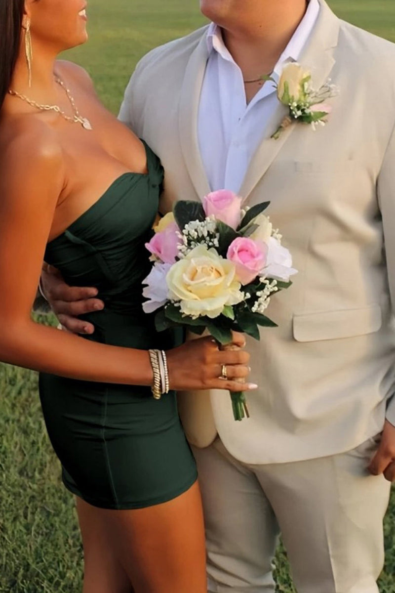 Load image into Gallery viewer, Lilac Bodycon Sweetheart Short Prom Dress with Keyhole