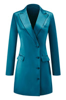 Load image into Gallery viewer, Champagne Single Breasted Peak Lapel Long Sleeves Prom Blazer