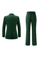 Load image into Gallery viewer, 2 Piece Lilac Peak Lapel Long Sleeves Women Prom Suits with Sash