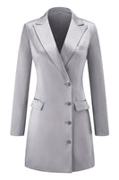 Load image into Gallery viewer, Champagne Single Breasted Peak Lapel Long Sleeves Prom Blazer