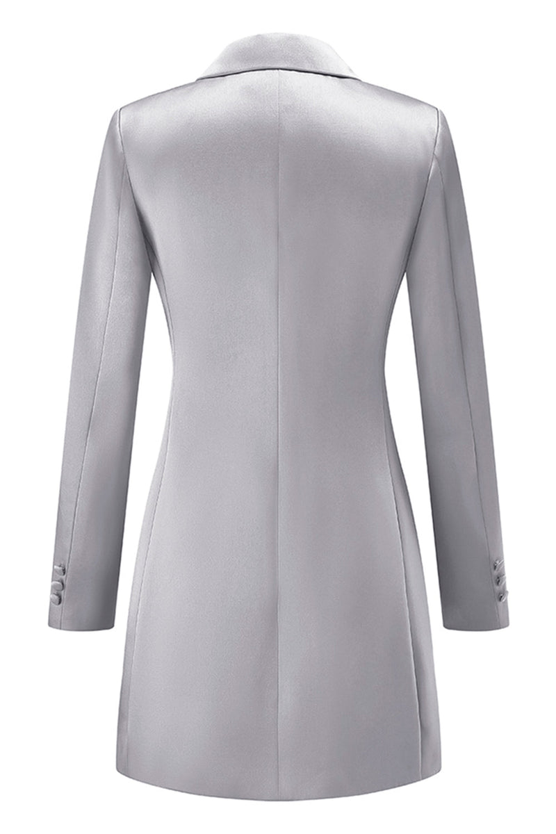 Load image into Gallery viewer, Champagne Single Breasted Peak Lapel Long Sleeves Prom Blazer