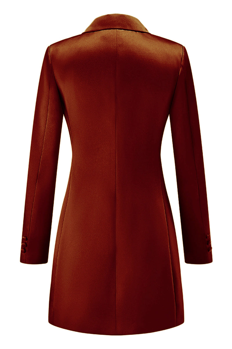 Load image into Gallery viewer, Champagne Single Breasted Peak Lapel Long Sleeves Prom Blazer