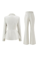 Load image into Gallery viewer, 2 Piece Grey Green One Button Notched Lapel Women Prom Suits