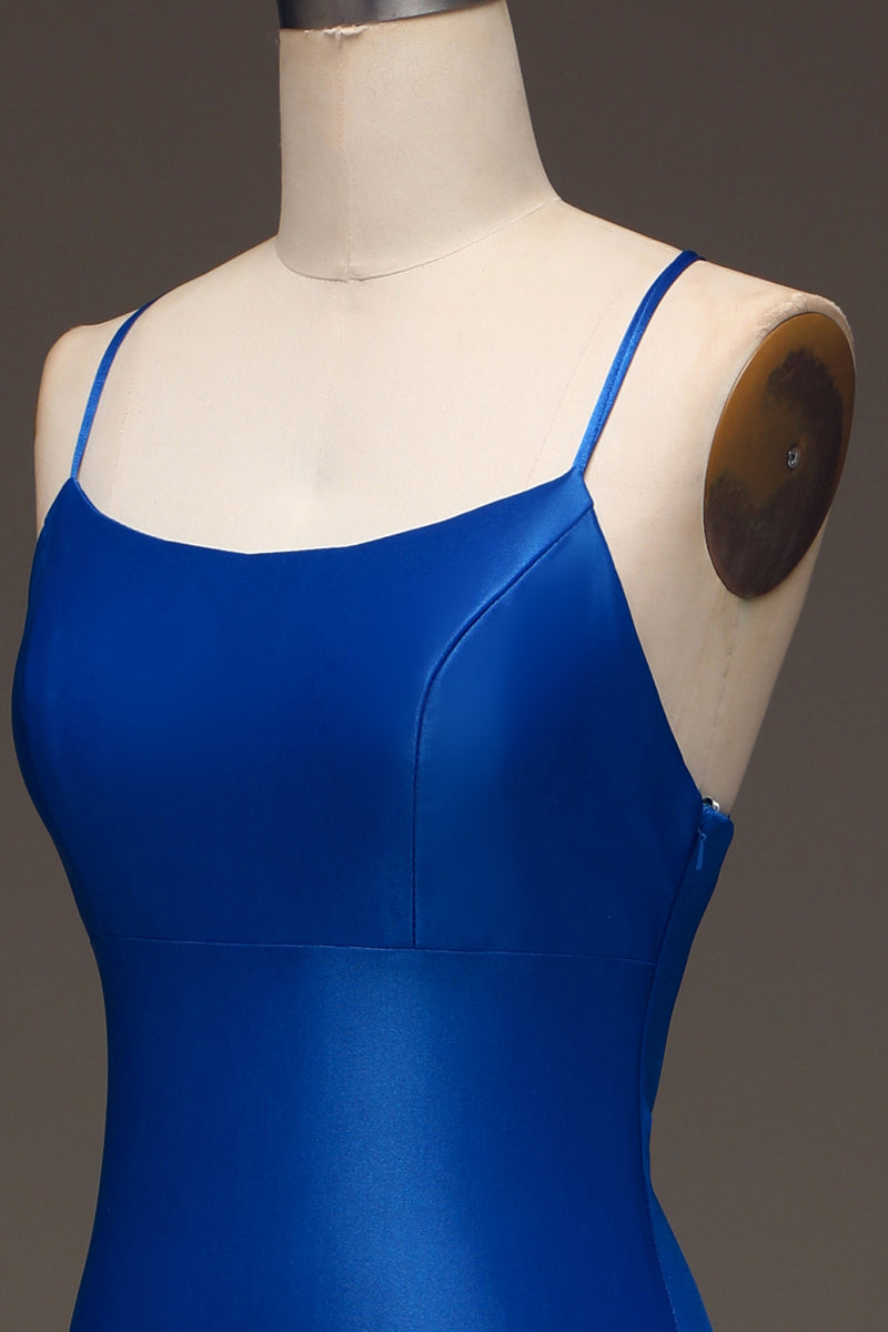 Load image into Gallery viewer, Royal Blue Mermaid Long Prom Dress