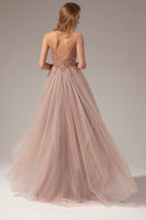 Load image into Gallery viewer, Spaghetti Straps Long Prom Dress With Slit