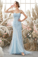 Load image into Gallery viewer, Spaghetti Straps Mermaid Prom Dress