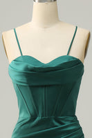 Load image into Gallery viewer, Royal Blue Spaghetti Straps Mermaid Prom Dress