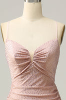 Load image into Gallery viewer, Mermaid Spaghetti Straps Royal Blue Long Prom Dress with Beading