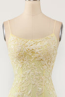 Load image into Gallery viewer, Light Purple Mermaid Long Prom Dress with Appliques