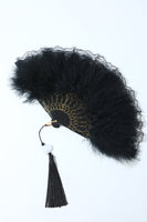 Load image into Gallery viewer, 1920s Feather Lace Fan