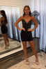 Load image into Gallery viewer, Red Glitter Sparkly Spaghetti Straps Short Homecoming Dress