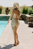Load image into Gallery viewer, Sparkly Spaghetti Straps Golden Bodycon Homecoming Dress