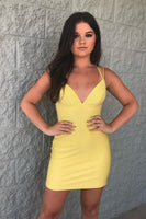 Load image into Gallery viewer, Dark Green Spaghetti Straps Bodycon Short Homecoming Dress