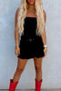 Load image into Gallery viewer, Black Bodycon Spaghetti Straps Mini Dress with Belt