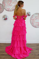 Load image into Gallery viewer, Royal Blue Mermaid Sparkly Off the Shoulder Long Prom Dress with Sequins