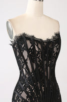 Load image into Gallery viewer, White Strapless Tight Corset Short Homecoming Dress with Lace-up Back