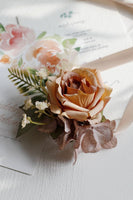 Load image into Gallery viewer, Elegant Blush Prom Wrist Corsage and Men‘s Boutonniere For Wedding Party