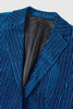 Load image into Gallery viewer, 2 Piece Ink Blue Stripe Notched Lapel Long Sleeves Women Prom Suits