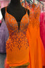Load image into Gallery viewer, Sparkly Royal Blue Lace-Up Back Tight Homecoming Dress with Sequins