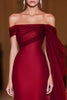 Load image into Gallery viewer, Cabernet Off the Shoulder Sheath Long Formal Dress