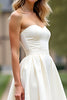 Load image into Gallery viewer, Strapless A Line Little White Dress