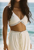Load image into Gallery viewer, Boho 2-Piece White Sheath Deep V-Neck Graduation Dress