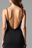 Load image into Gallery viewer, Modest Black Sheath Long Formal Dress
