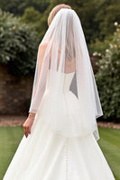 Load image into Gallery viewer, Simple Ivory Ball Gown Sweetheart Sweep Train Wedding Dress