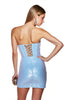Load image into Gallery viewer, Sparkly Light Blue Sequin Corset Bodycon Short Homecoming Dress