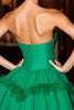 Load image into Gallery viewer, Dark Green Corset Short Tulle Homecoming Dress with Feathers
