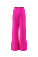 Load image into Gallery viewer, Fuchsia 2 Piece Notched Lapel Long Sleeve Business Suits with Pockets