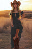 Load image into Gallery viewer, Pink Chiffon Off the Shoulder Asymmetrical Graduation Dress with Ruffles
