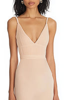 Load image into Gallery viewer, Champagne Mermaid V-Neck Long Formal Dress